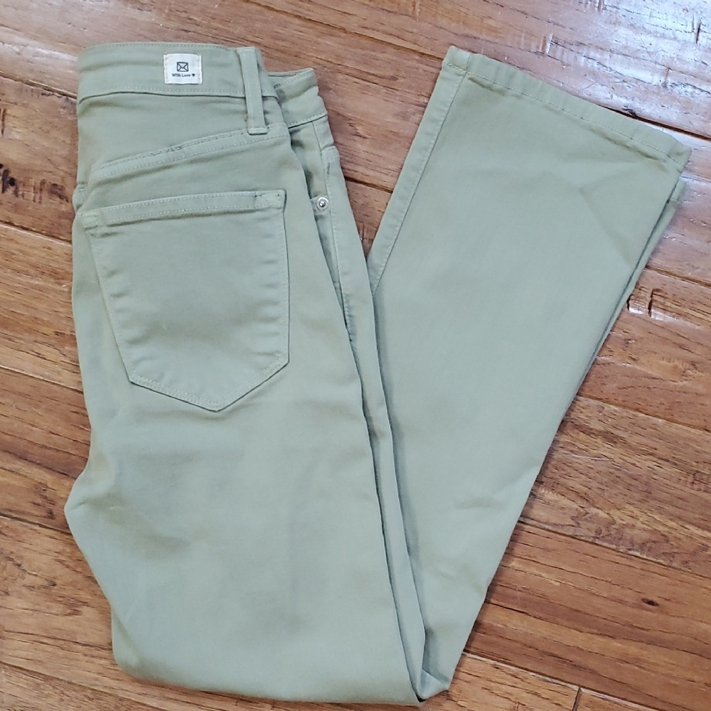 L.T.J Bambino Crop Baby Flare Denim Pants